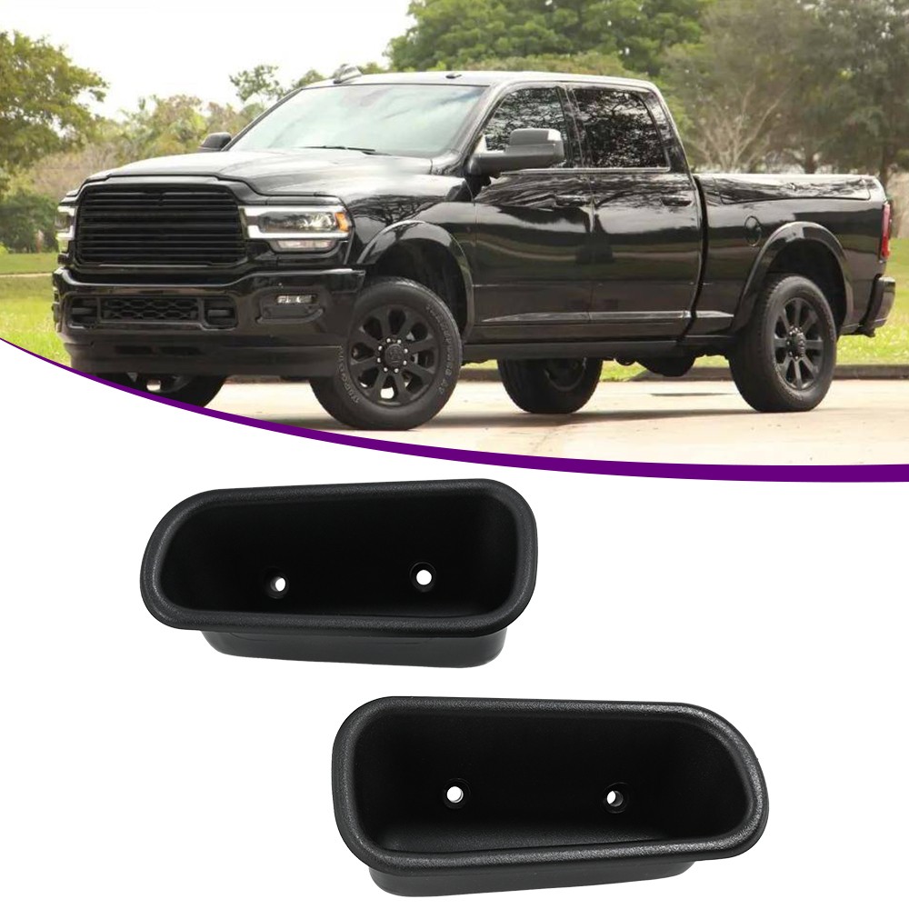 Pair For 1994-2001 Dodge Ram 1500 2500 3500 Front RH LH Door Pull Handle Cup