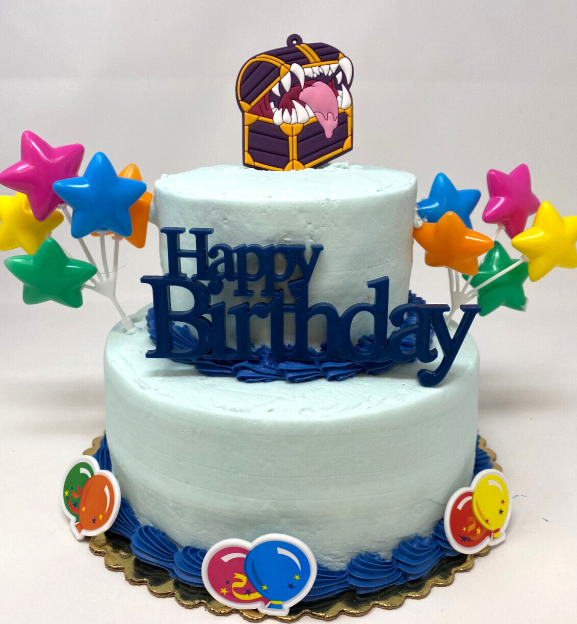 Dungeons and Dragons Chest Birthday Cake Topper Set BRAND NEW