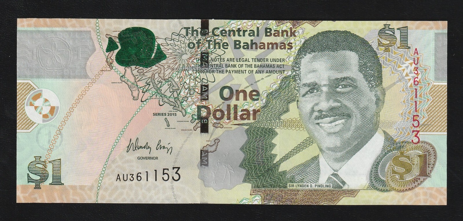 Bahamas, 1 Dollar, 2015, P-71, Uncirculated Banknote