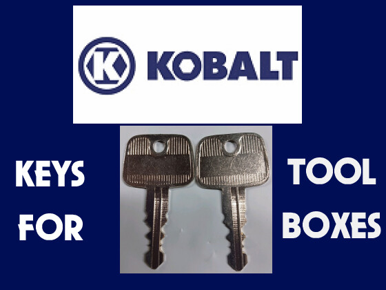 BETTER BUILT 110-119 KOBALT NORTHERN KEY SET OF 2 KEYS TRUCK TOOLBOX FREE SHIP
