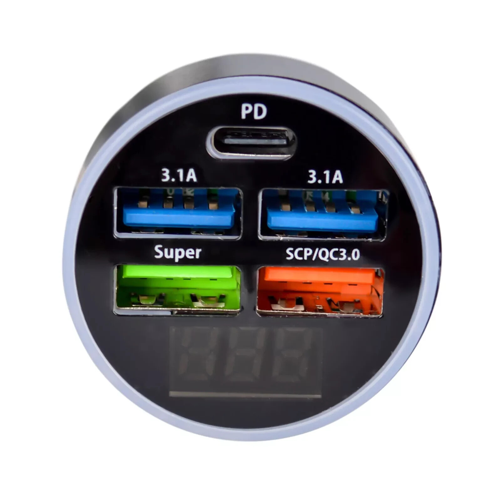 3 Pack 4 USB Port Fast Car Charger PD 3.1A Cigarette Lighter Adapter Cell Phone