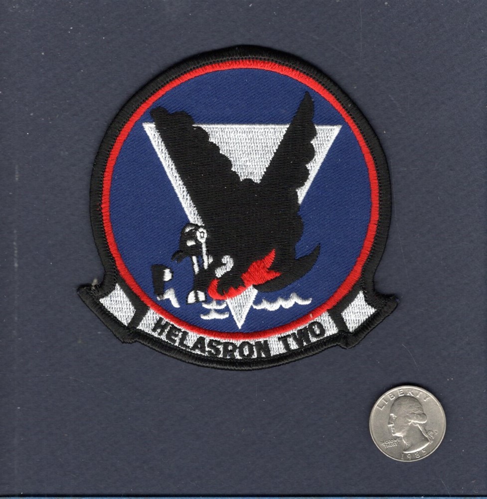 Late Original HS-2 GOLDEN FALCONS Navy SH-60 SEAHAWK Helicopter Squadron Patch