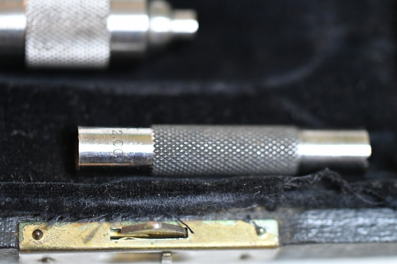 Vintage Starrett Series 124C Solid-Rod Inside Micrometer Set 1940s