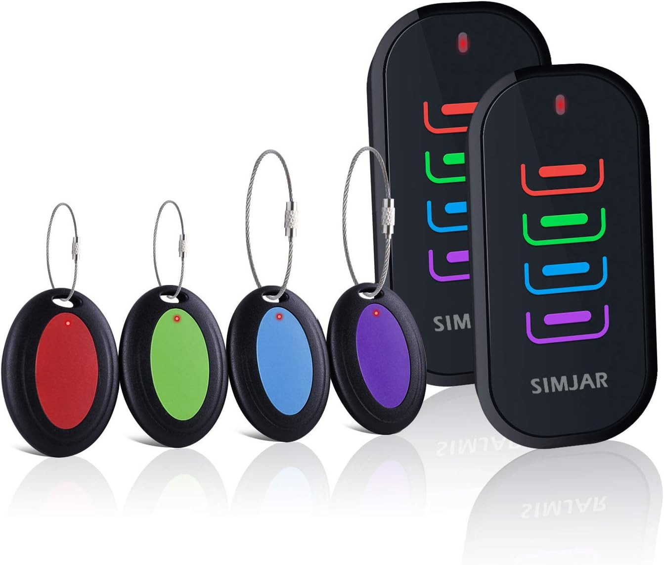 Key Finder with an Extra Transmitter & up to 131Ft Working Range in Open Space,