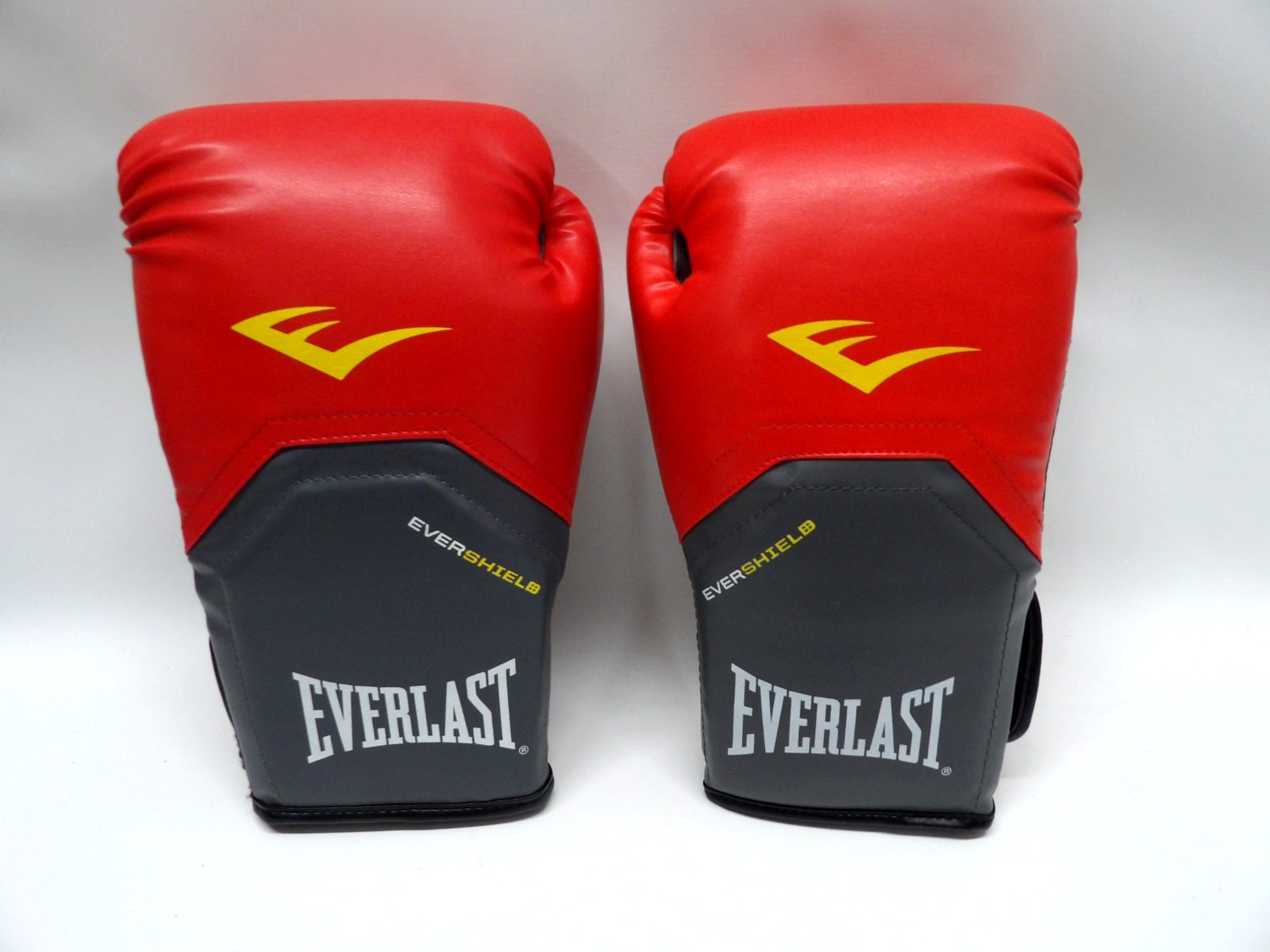 Everlast Pro Style Elite Training Boxing Gloves - 14 oz - Red/Gray - New/Open