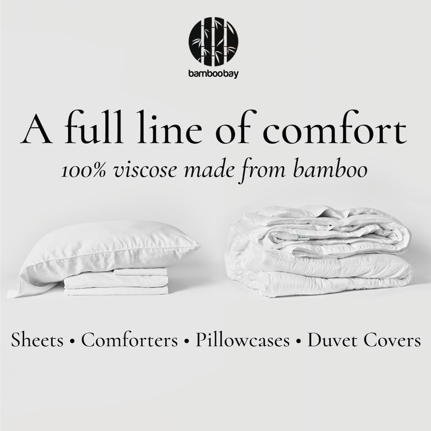 Bamboo Bay 7 Piece Split King Size Sheet Set, 100% Viscose Made from Bamboo, ...
