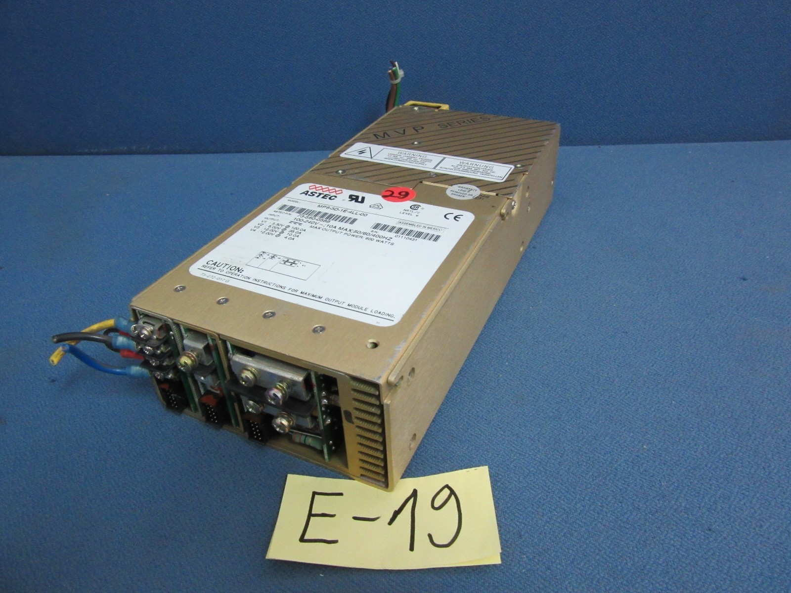 ASTEC Model: MP6-3D-1E-4LL-00 Power Supply 600W/IXIA 1600 /