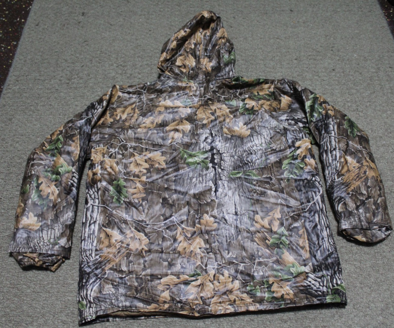 Cedar Key Trebark Lynch Superflage PVC Quilted Snap-Front Hunting Jacket Medium