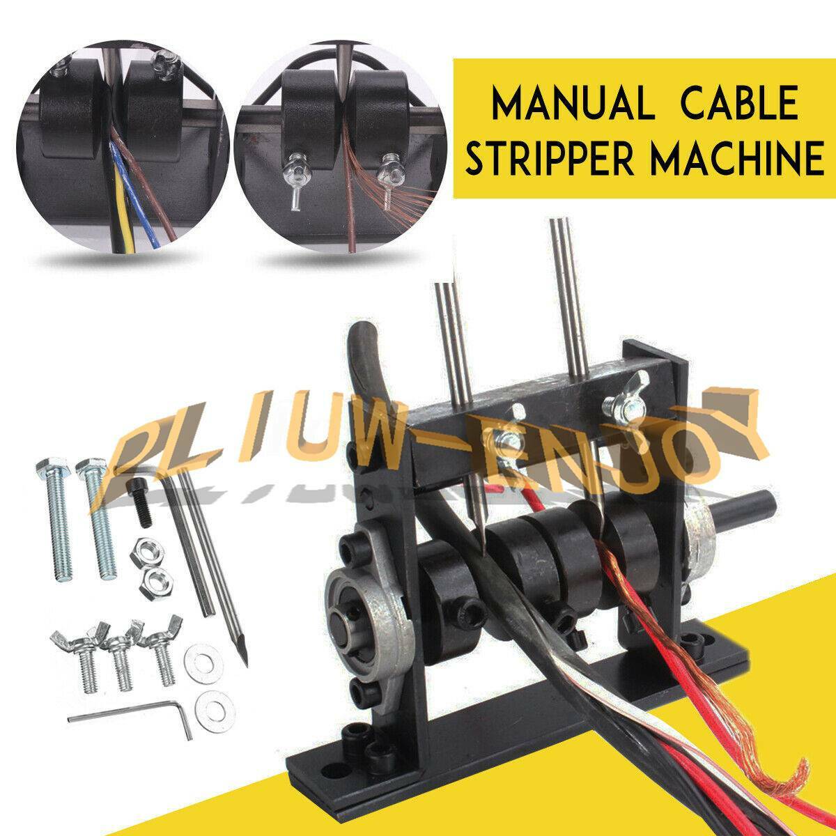 Manual Copper Wire Stripping Machine Scrap Cable Peeling Stripper Fixture 1-30mm