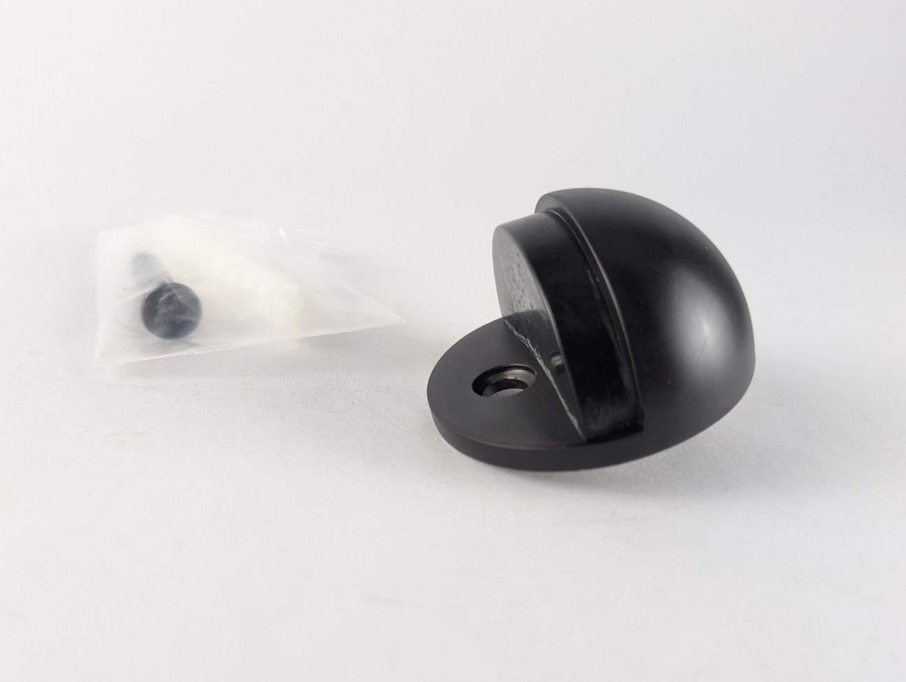 Low Rise Dome Door Stop - 1" High - Oil-Rubbed Bronze - Stone Harbor Hardware