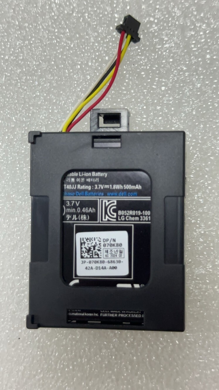 NEW 2026 date Dell 70K80 37CT1 T40JJ RAID H710/H730 H810/H830 Li-Ion Battery