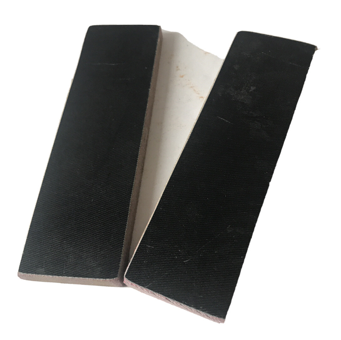 2 Canvas Black Micarta Knife Scales Handles Micarta Gun Grips Making Knifemaking