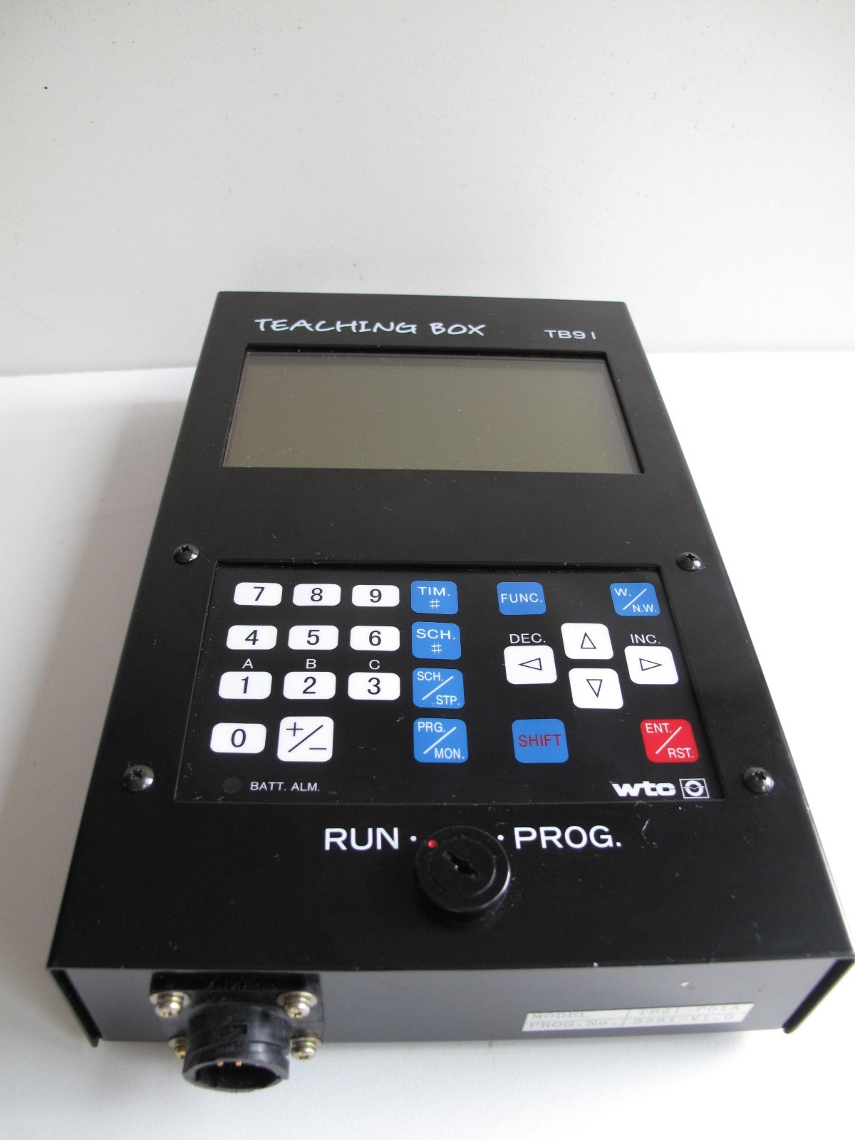 WTC WELDING TB91-P01A TEACHING BOX TEACH PENDAN, WTC TEACHING BOX TB91-P01A