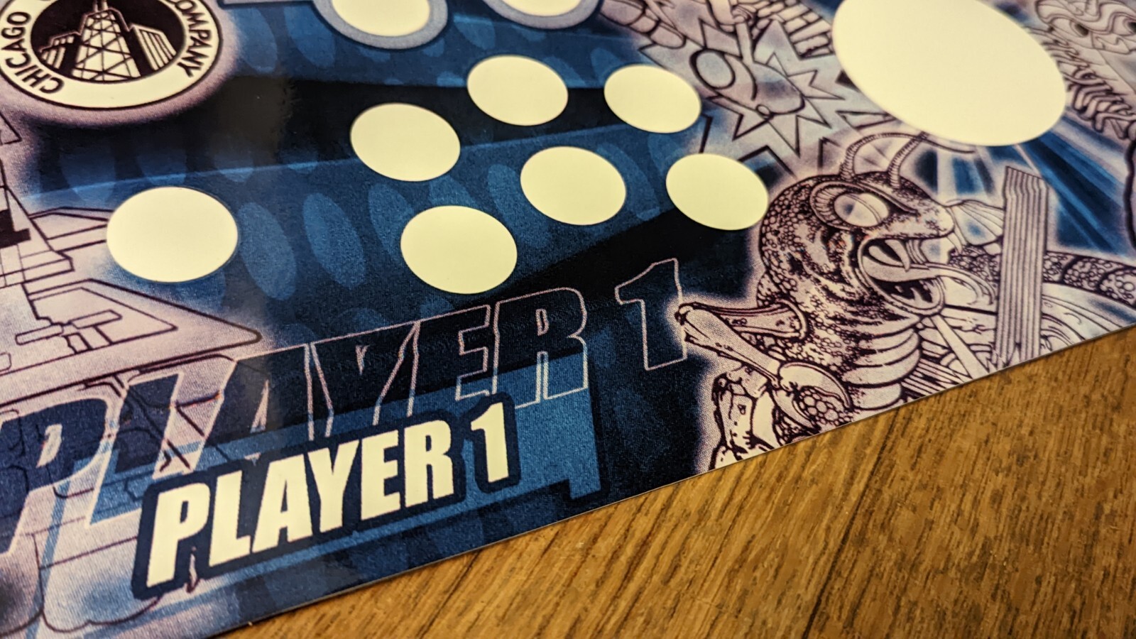 Chicago Gaming Arcade Legends  control panel overlay