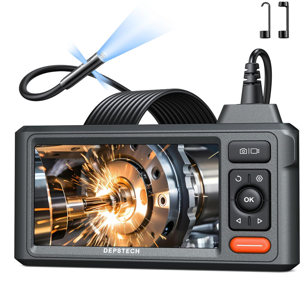DEPSTECH Camera Industrial Borescope Tool for Auto, Wall, Sewer, Pipe, Mechanics