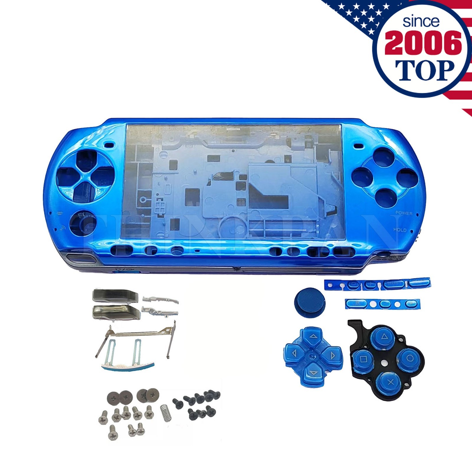 Replacement Full Housing Shell Case Buttons For Sony PSP 3000 9 Colors 092/093MB