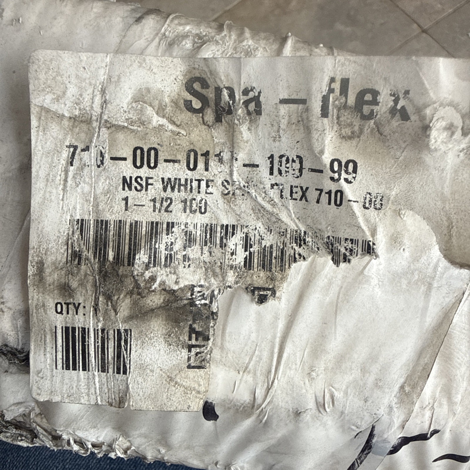 Spa-Flex Hose 710-00 100FT 1-1/2” WHITE