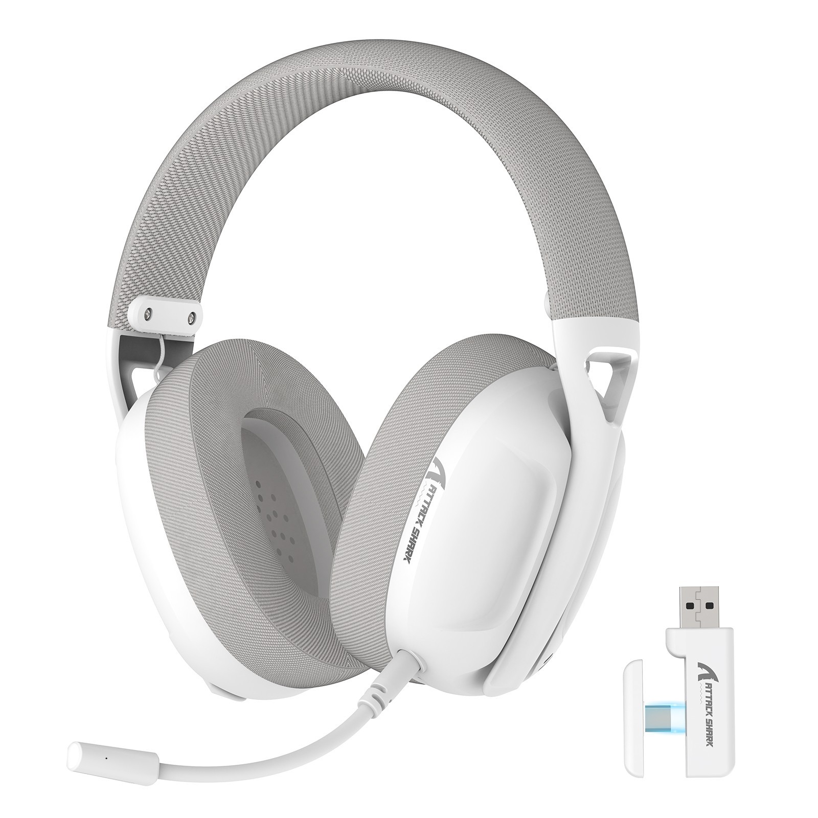 ATTACKSHARK L80 180g Tri-mode Gaming Headset, 50H Battery For PC Nintendo Switch