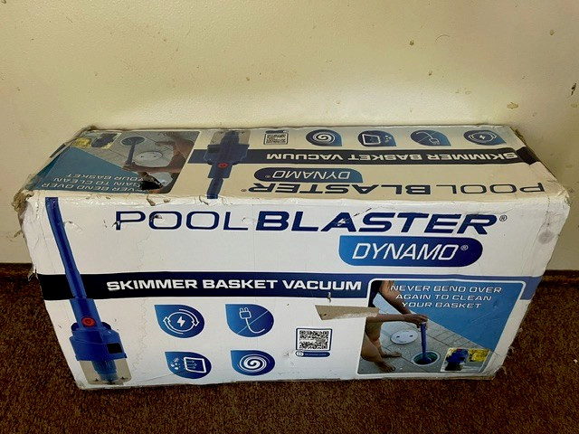 Water Tech Pool Blaster Dynamo Cordless Skimmer Basket Vacuum 18001JL *NEW