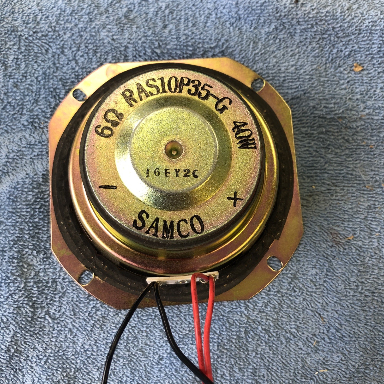 Panasonic. Samco  Speaker.  RAS10P35-G. 6 Ohm. 40 Watt Driver. Perfect