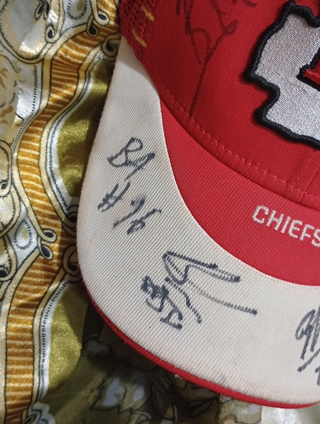 Autographed Chiefs Baseball Cap