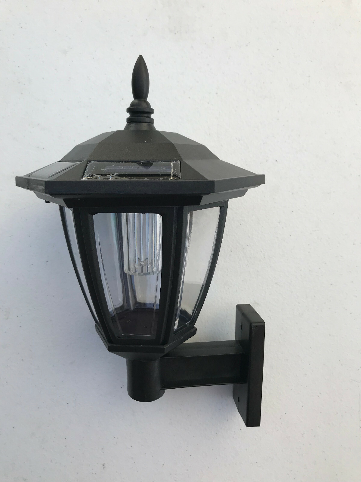 2pcs Solar Post Cap Light Hexagon w/ Super Bright SMD LED Wall Mount/4"/ 5" / 6"