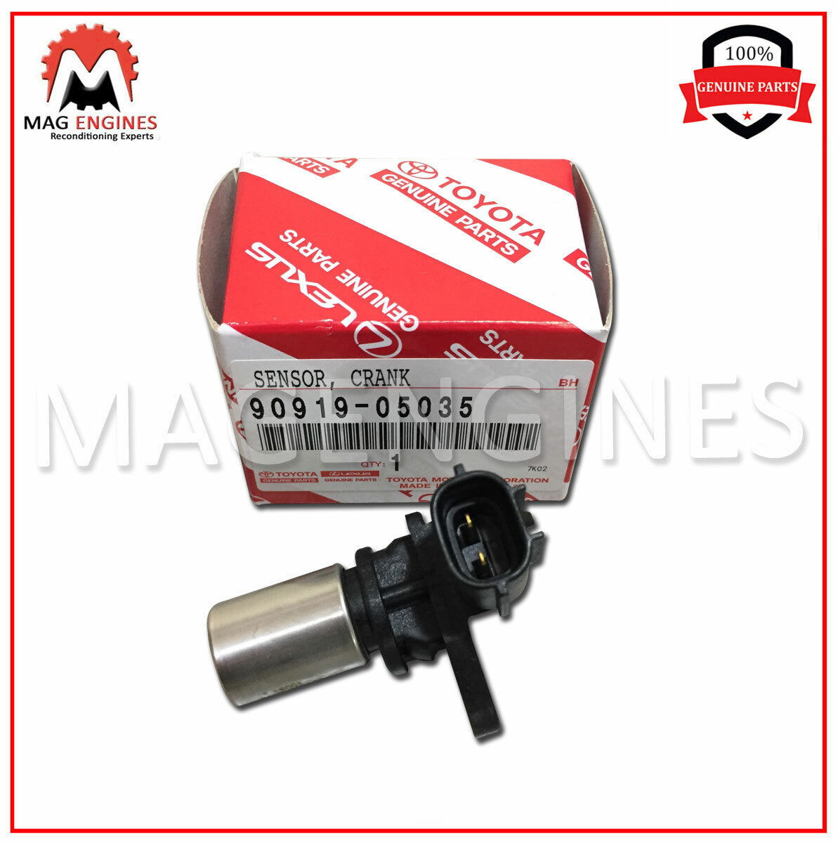 90919-05035 GENUINE OEM CRANK POSITION SENSOR 9091905035