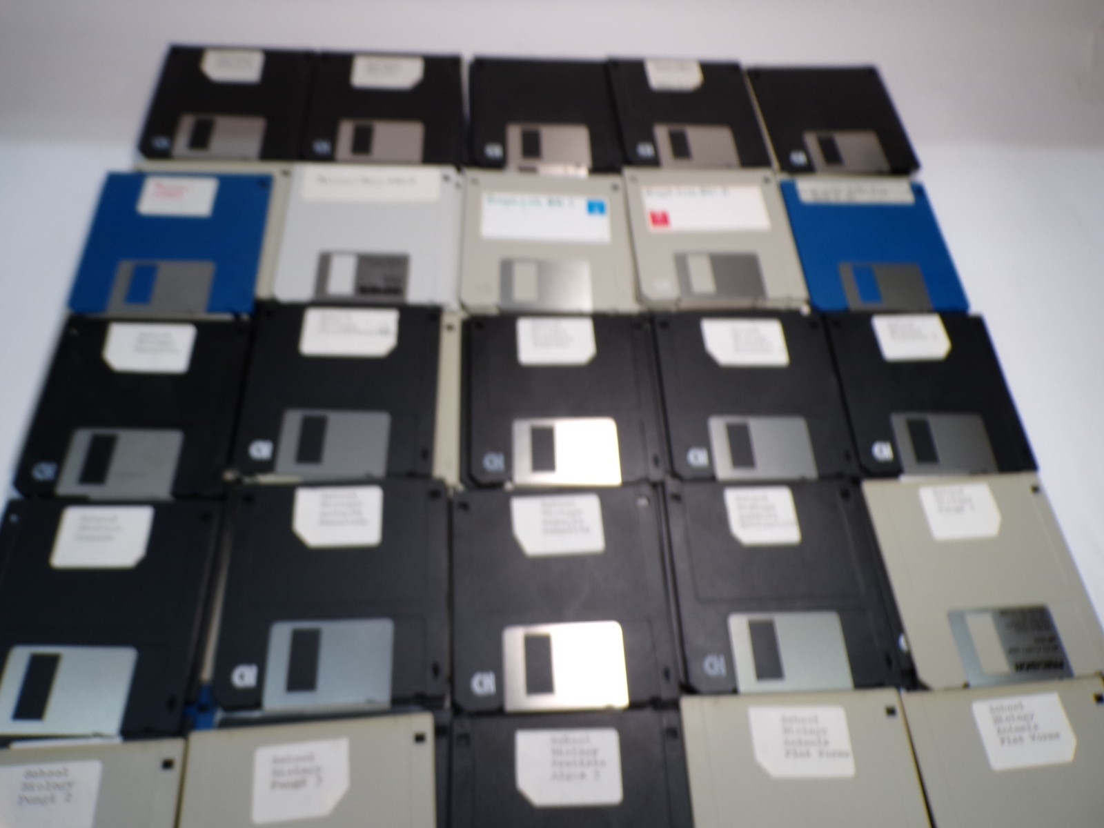 Blanks Utilities Programs 3.5" Floppy Disk Lot of 100 Untested Some Apple Format