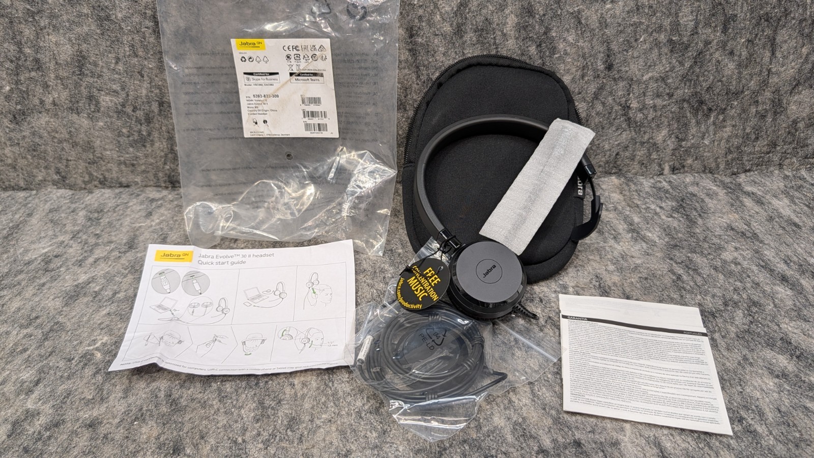 Jabra Evolve 30 II Mono MS Over the Ear Wired Headset - Black 🔥New🔥