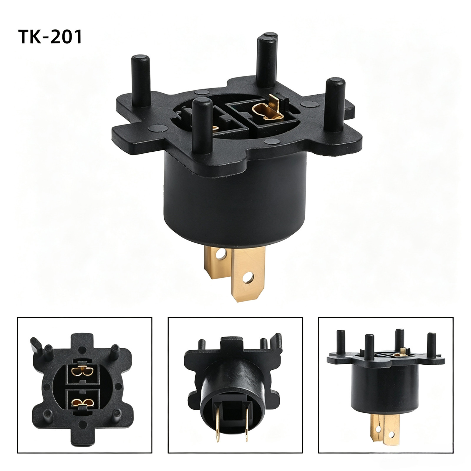 OEM Replacement Headlight Lamp Holder Socket For Car Original Bulb Base