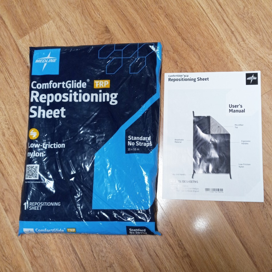 Repositioning Sheet to Move Patient Medline ComfortGlide Cloth 575 lb - 35x55 In