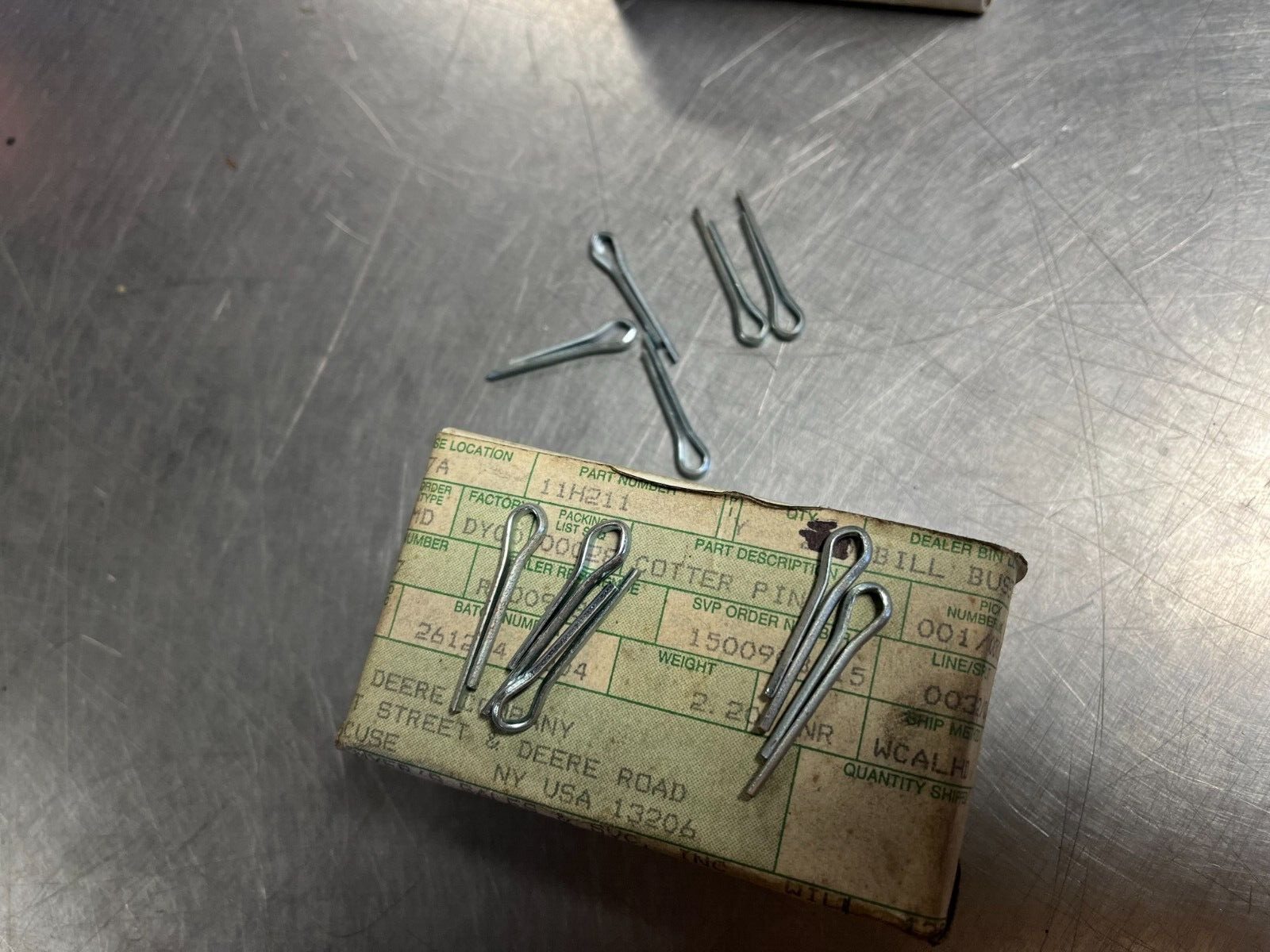11H211 OEM John Deere Cotter Pin QTY 10