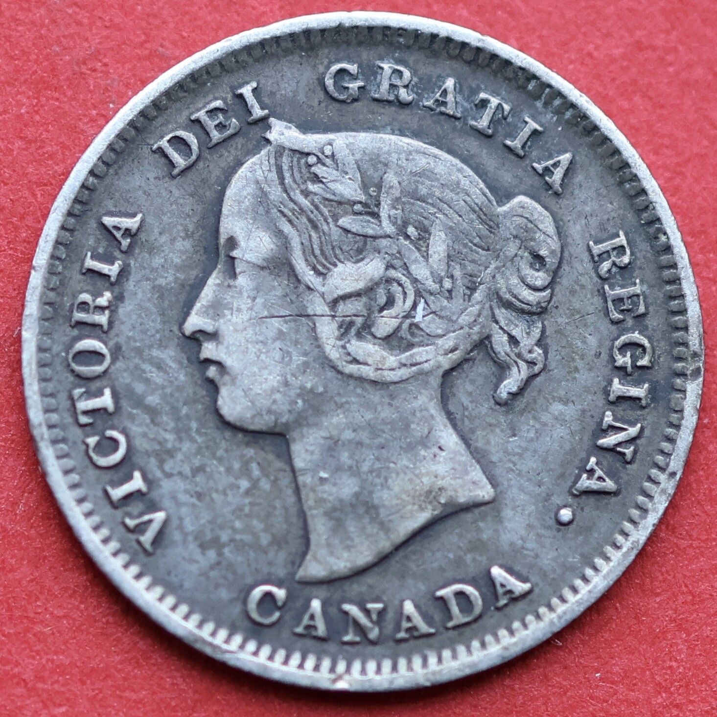 1901 Canada 5 Cents - VF/EF - Scratche Trend 29$ Lot#10746