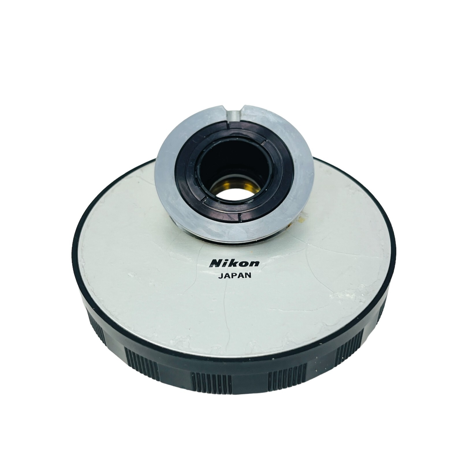 Nikon Microscope Objective Turret 5 Position Made in Japan