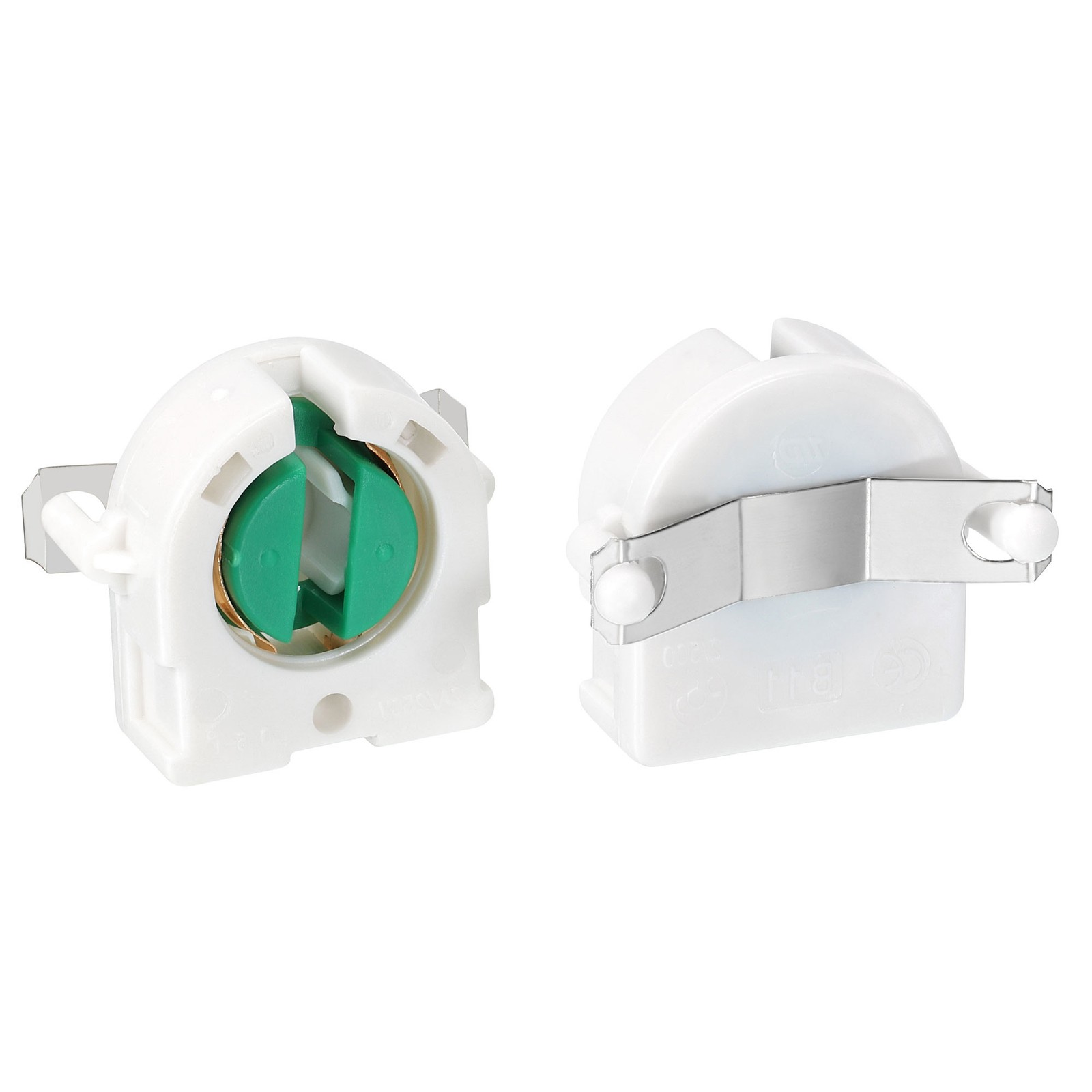 Pack of 12 T8 Lamp Holder Socket Non-Shunted Light Holder 30x27x16mm