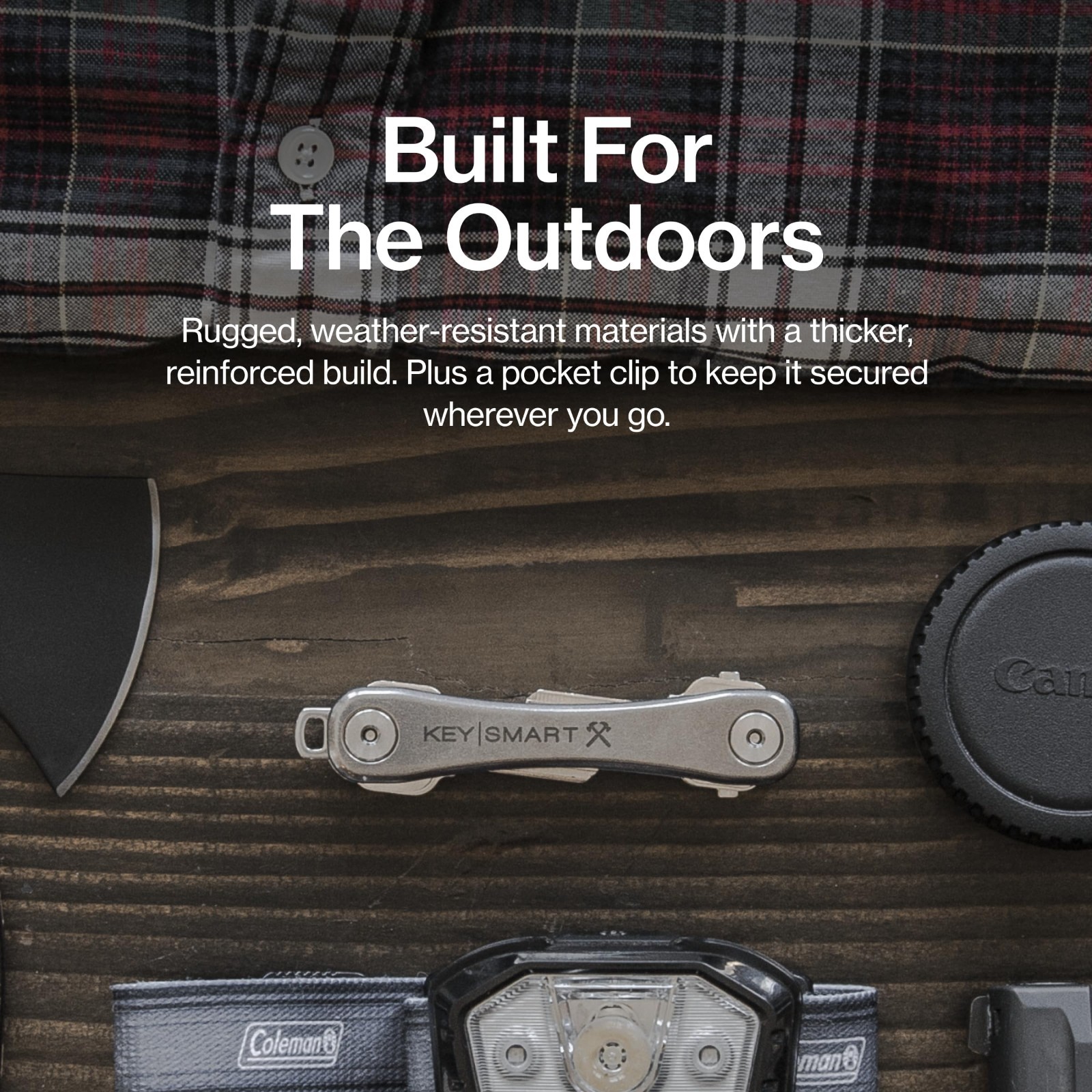 Rugged Keychain Multitool Organizer for EDC | Holds 14 Keys, Durable, Expandable