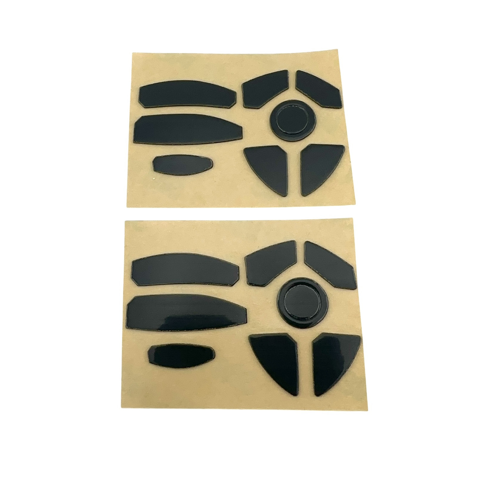2 Sets - PTFE Black Replacement Feet Skates For Razer Naga Epic / Hex / 2012