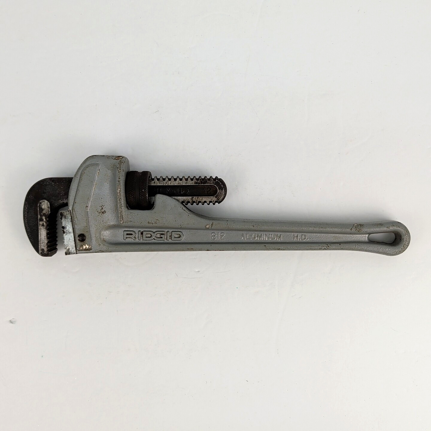 Ridgid 12" Aluminum Straight Pipe Wrench - Model 812 47057 Made In USA