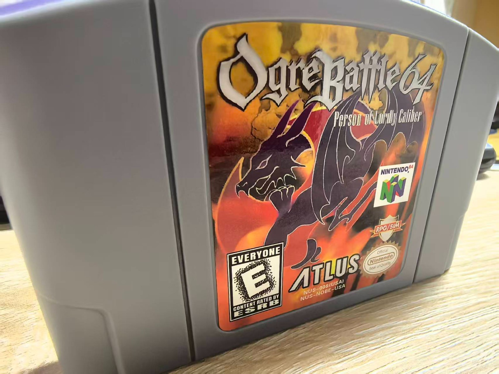 Ogre Battle  For Nintendo N64 US  Shipping
