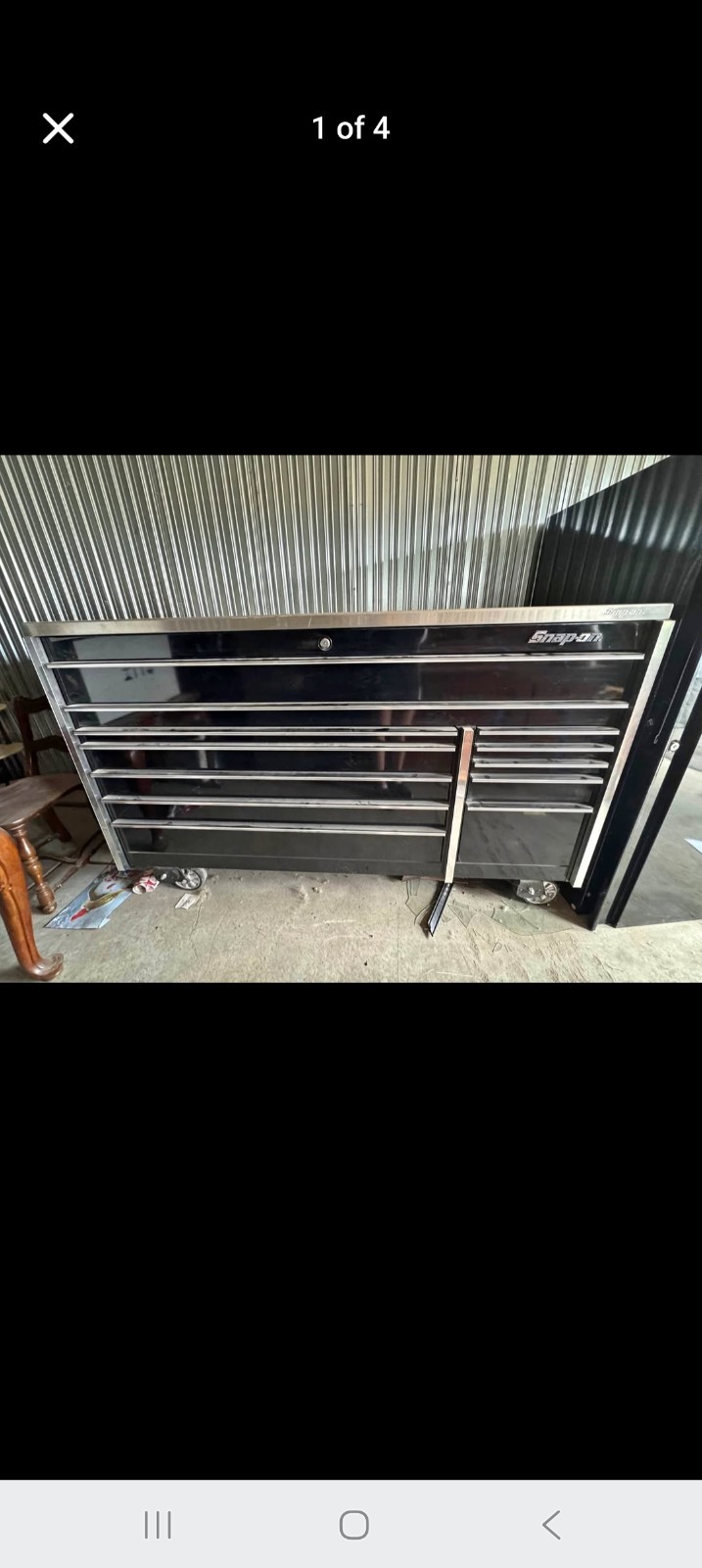 snap on tool box with tools.