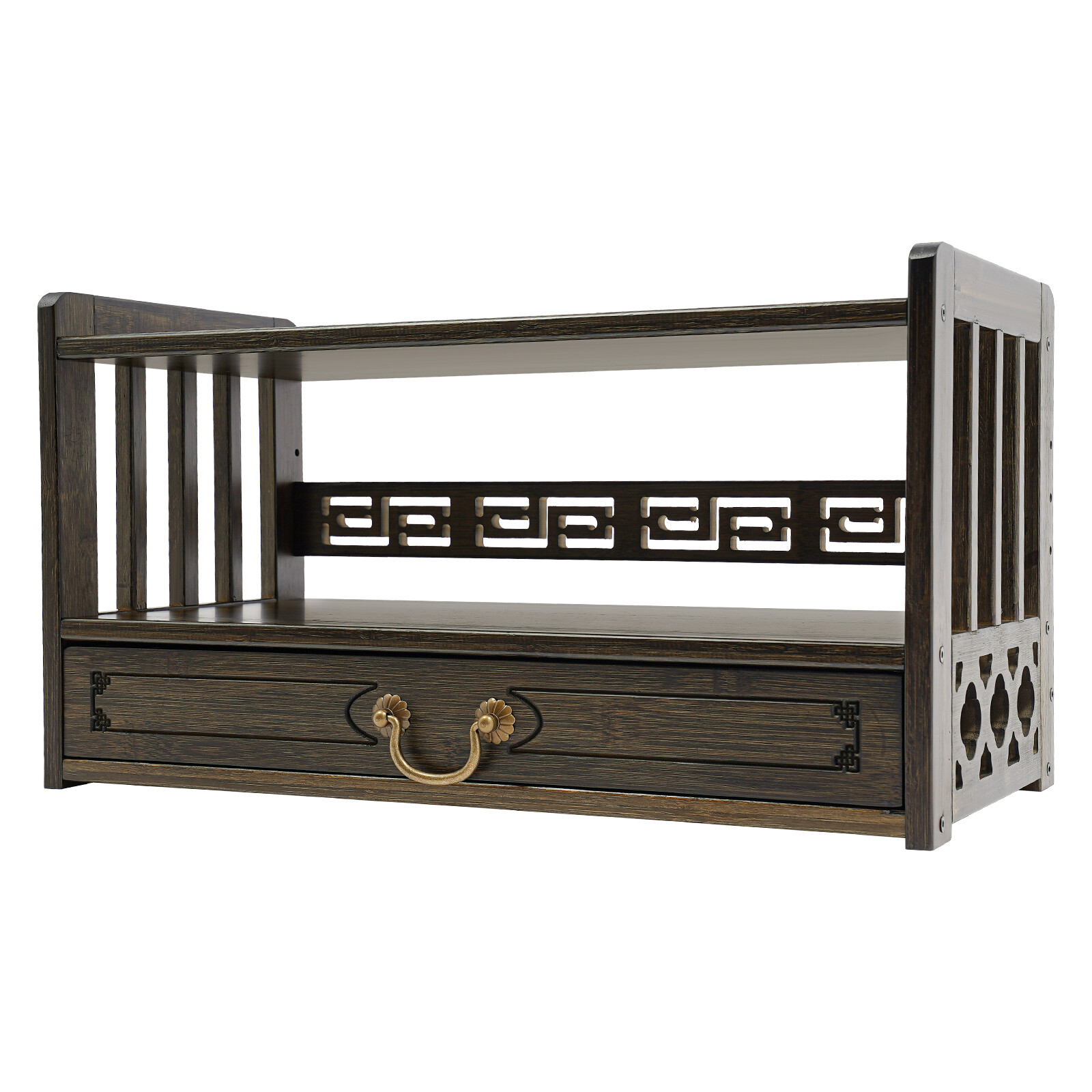 Meditation Storage Table Altar Table with Drawer, Desktop Organizer 52*25*28cm