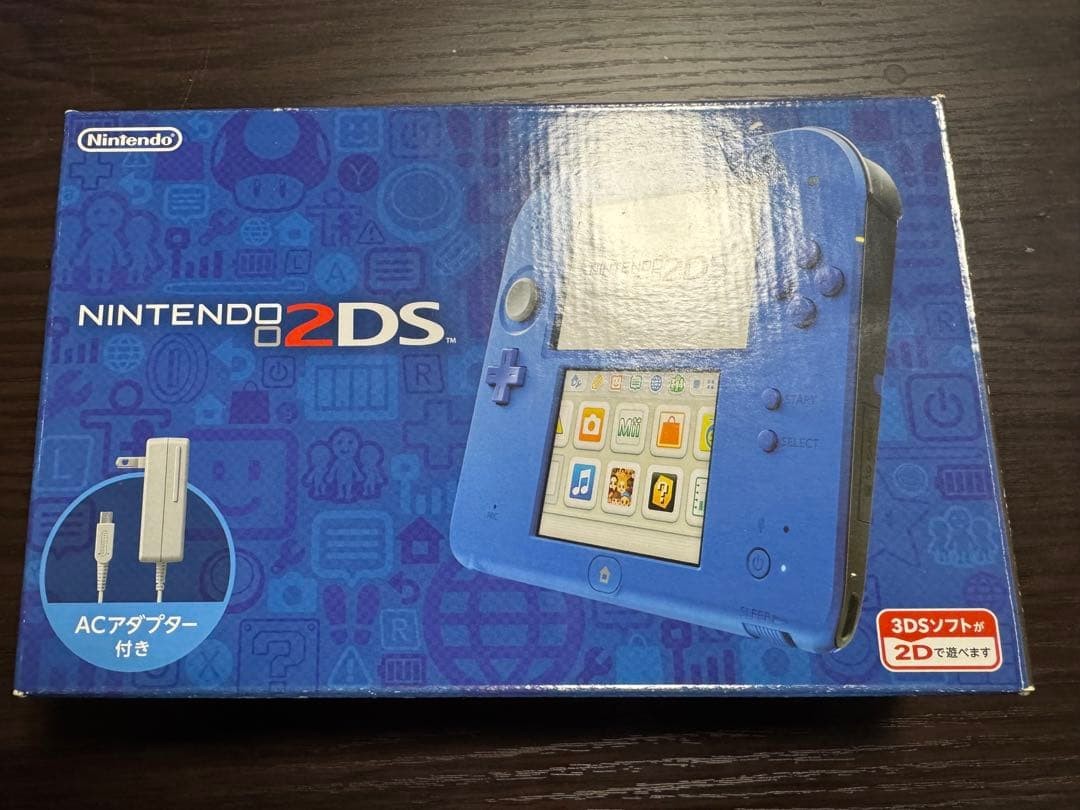 3DS/2DS/DS Nintendo 2Ds Main Unit Blue With Ac Adapter Japan