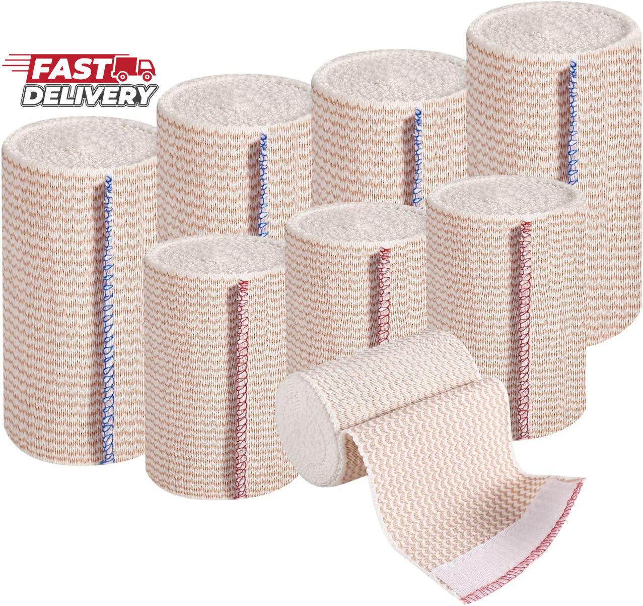 Elastic Bandage Wrap - Ourmed Compression Bandage with Self Closure and Extra Cl