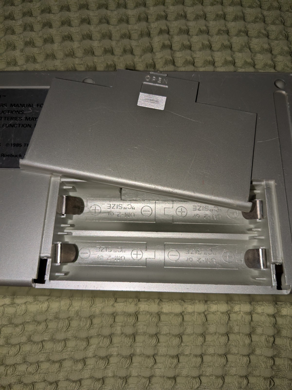 Sears Talkatron Learning Computer Talking Math Spelling Tiger 1985 W/ Expansion