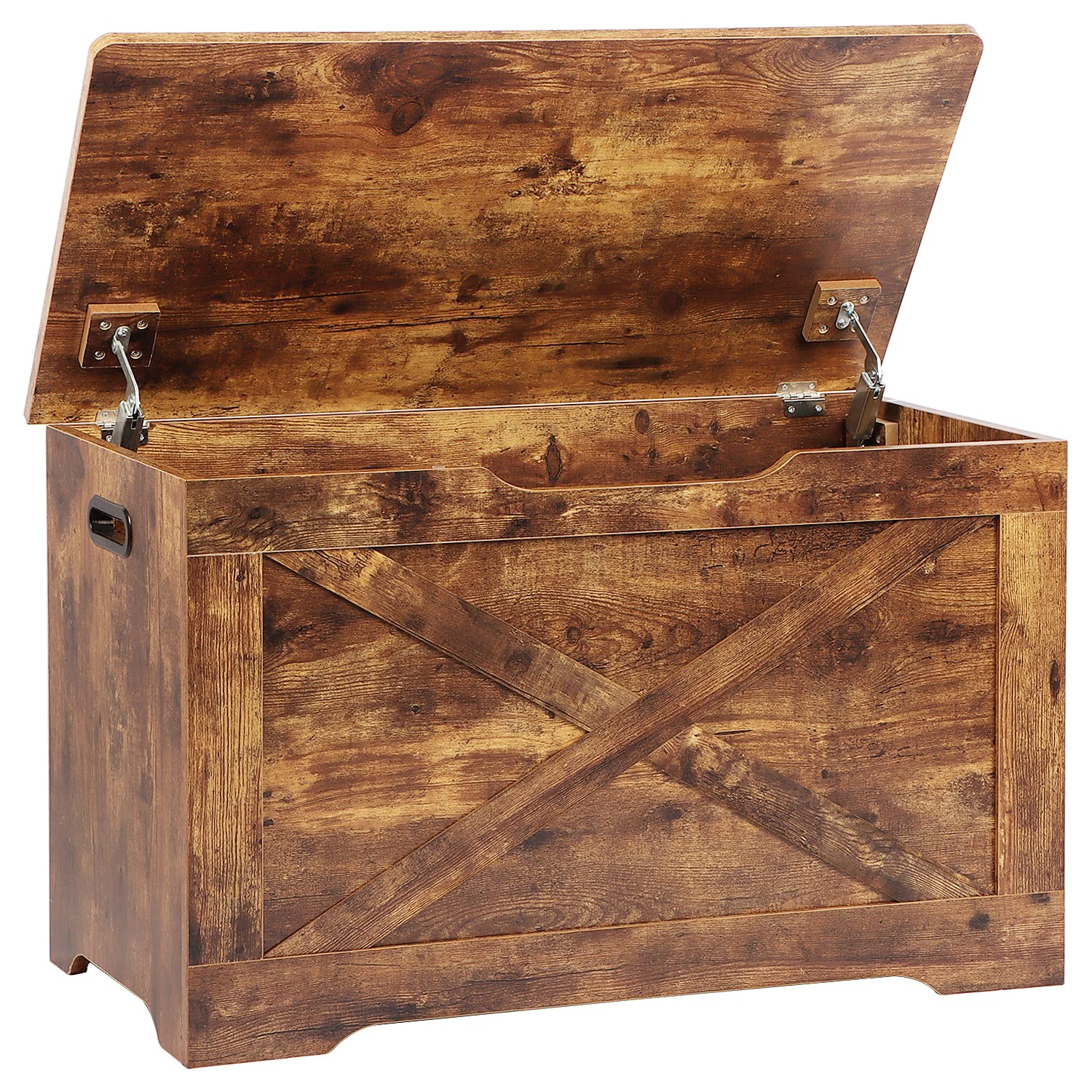 Timberer 31.5" Storage Chest, 15.7''D x 31.5''W x 18.9''H, Rustic Brown