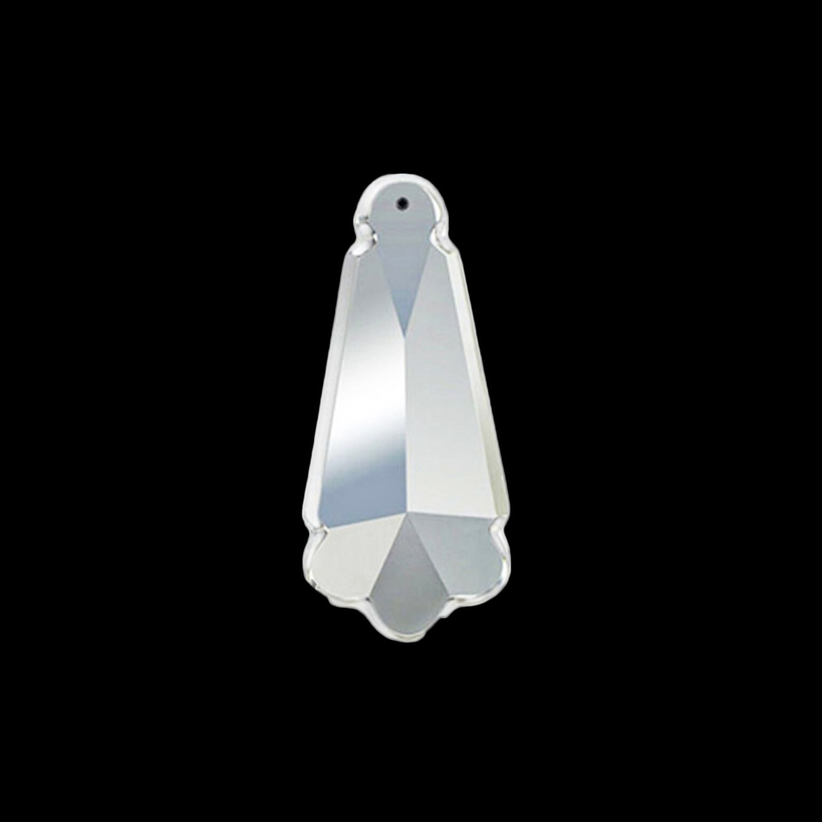 Asfour Chandelier Parts 4in(100x45)mm #906 Crystal Suncatcher Prism - (1-Hole)