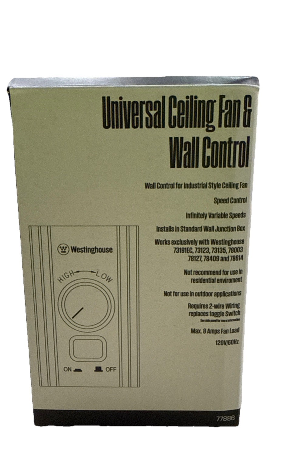 Westinghouse 7788600 Variable Speed Rotary Wall Control