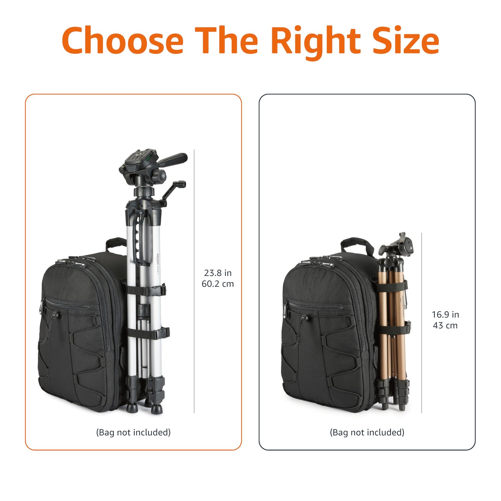 Retailer Basics 60 inch Lightweight Tripod with Bag, Black