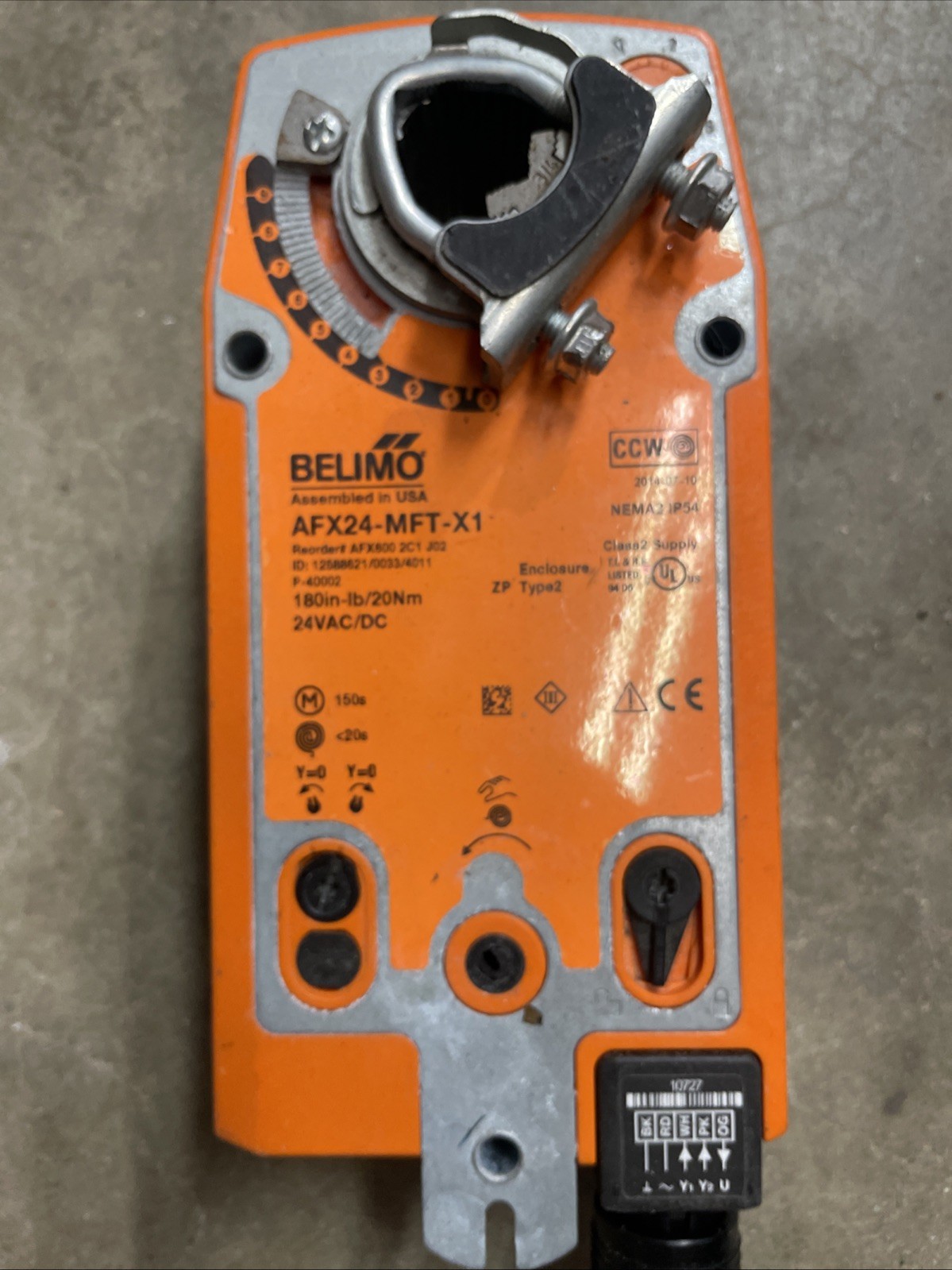 BELIMO AFX24-MFT-X1 Damper Actuator 180 in-lb / 20Nm
