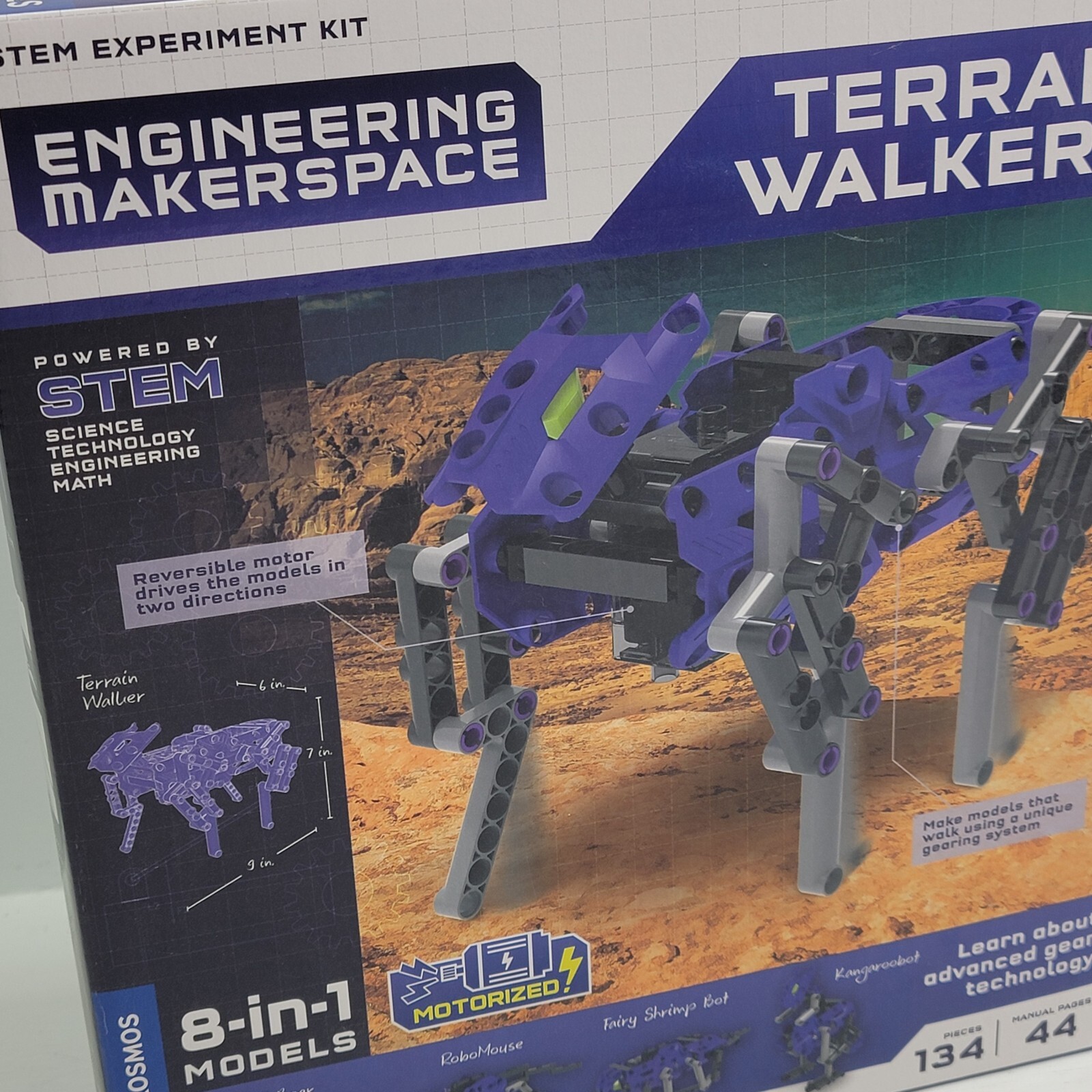 Thames & Kosmos Engineering Makerspace Terrain Walkers Science Building Kit New!